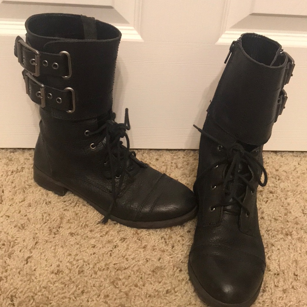 Lucky Brand Combat Boots